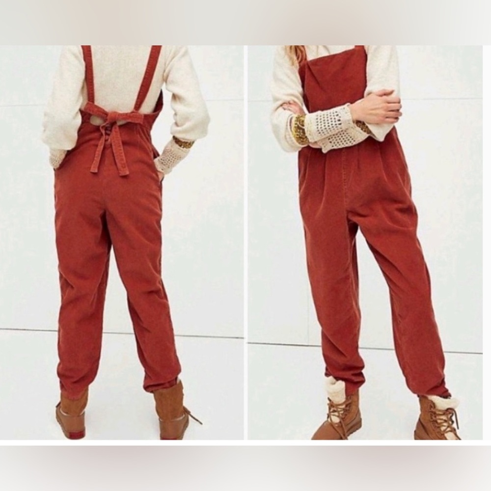 Free People Jumpsuit Corduroy L NWT